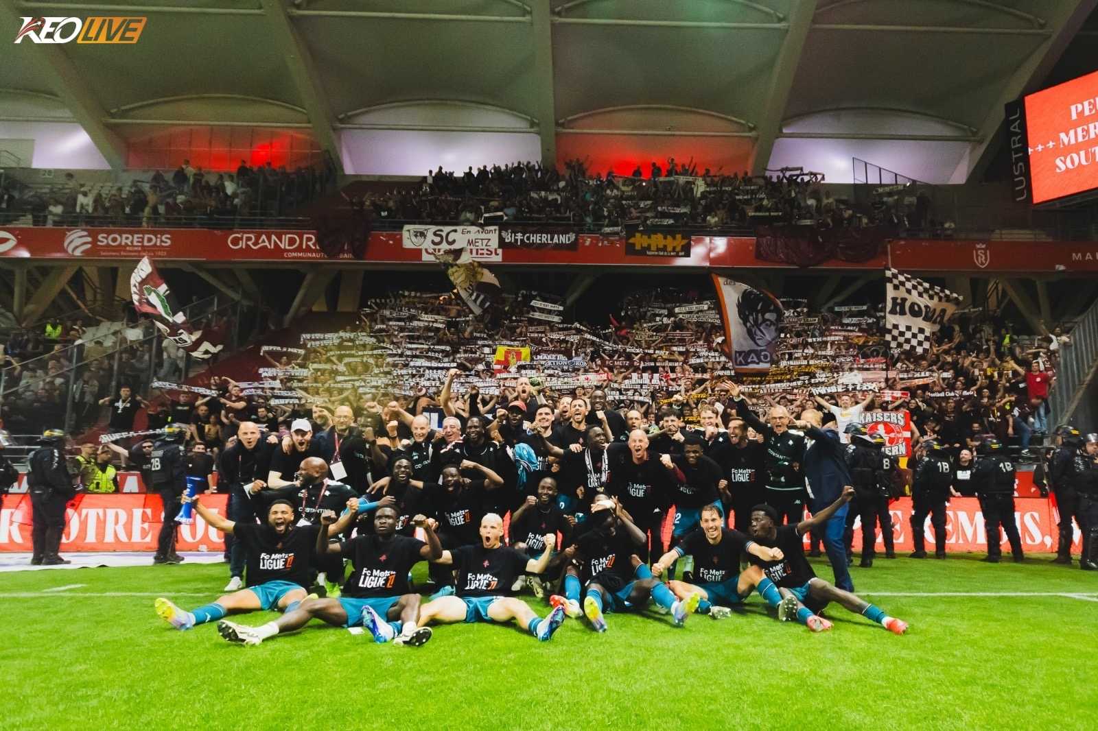 Metz chính thức quay lại Ligue 1 2025/26 | Keolive