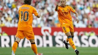 Hình ảnh cho bài Real Madrid 2-0 Sevilla: Mbappé tiến gần danh hiệu chiếc giầy vàng Châu Âu
