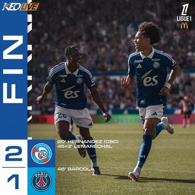 Strasbourg 2-1 PSG | Keolive