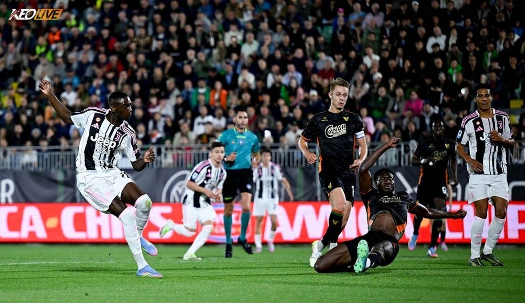 Muani đưa Juve dẫn bàn trước khi hiệp 1 kết thúc | Keolive