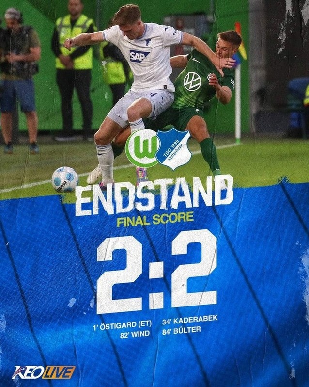 Wolfburg 2-2 Hoffenheim | Keolive