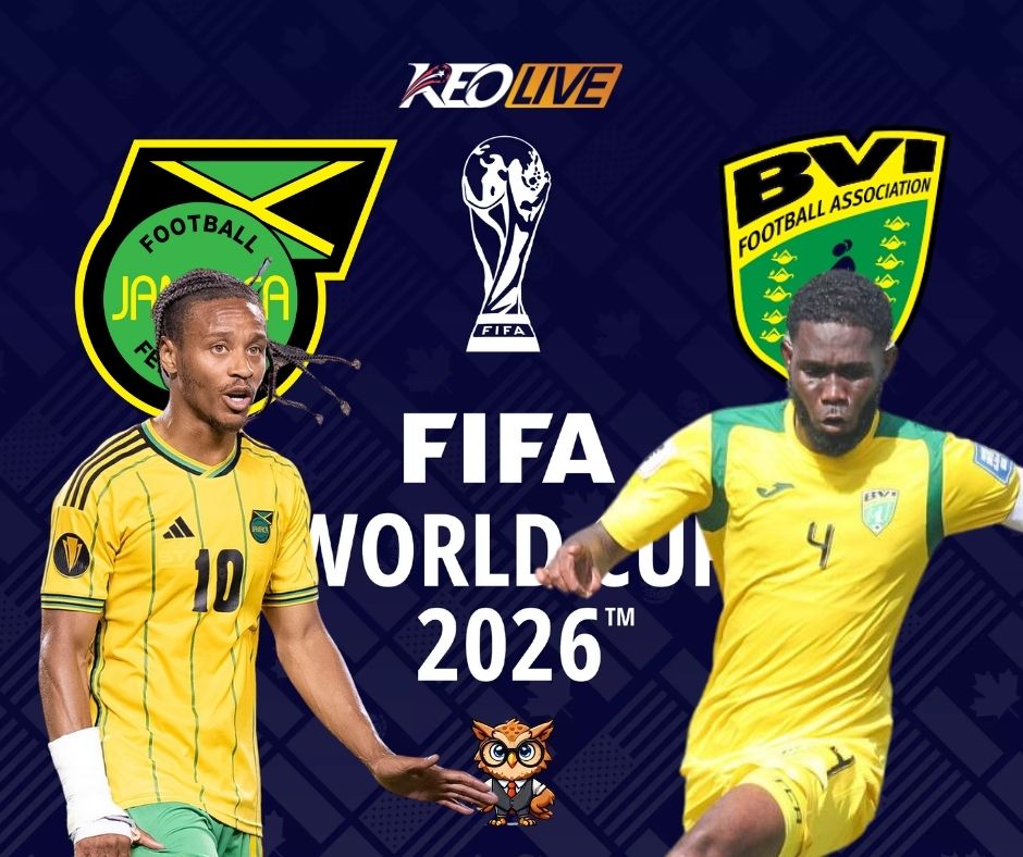 Cuộc đối đầu giữa British Virgin Islands vs Jamaica | Keolive