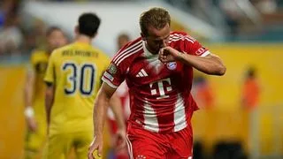 Hình ảnh cho bài Bayern Munich 2–1 Boca Juniors: Kane và Olise tỏa sáng, Bayern đoạt vé đi tiếp