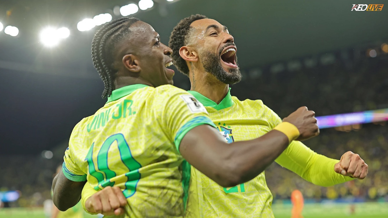 Vinicius mở tỉ số cho Brazil | Keolive