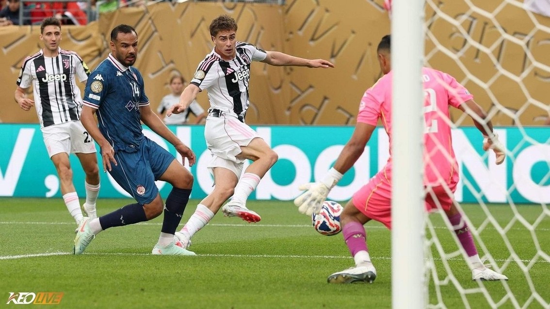Juventus có bàn mở tỉ số sớm ở phút thứ 6 | Keolive