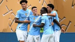 Hình ảnh cho bài Man City 2–0 Wydad AC: Vết gợn thẻ đỏ ngày ra quân