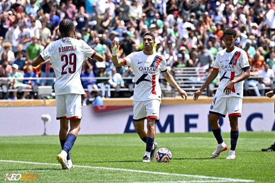 Hakimi ghi bàn nhân đôi cách biệt cho PSG | Keolive