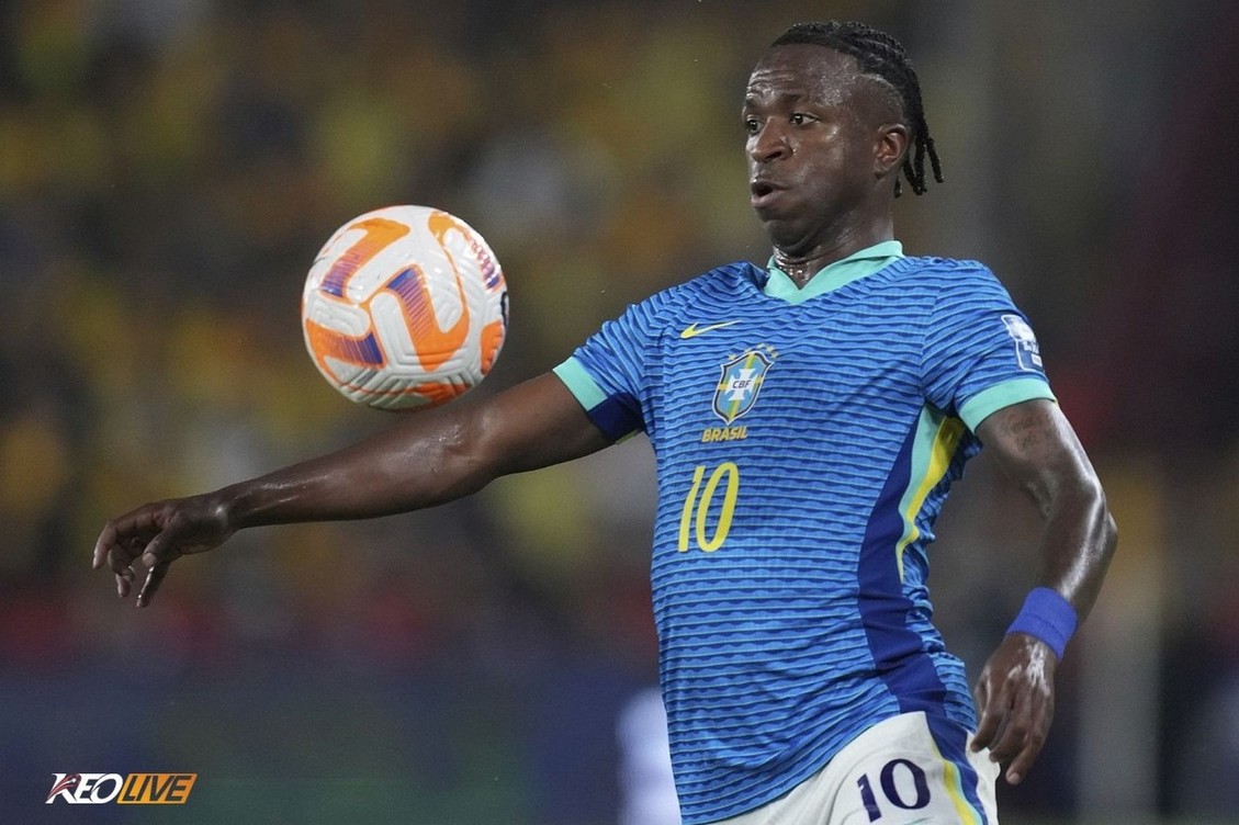 Vinicius Jr không thể ghi bàn trước hàng thủ Ecuador | Keolive