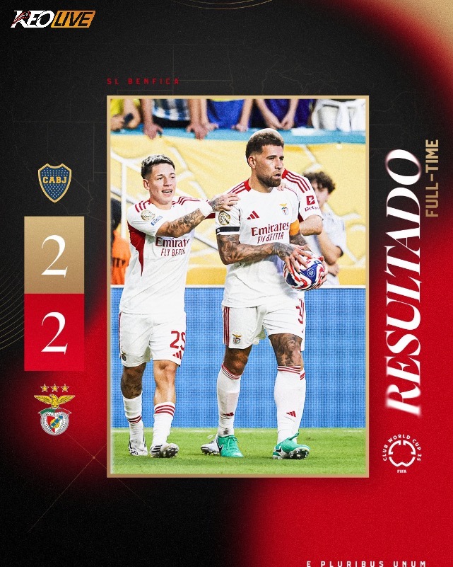 Boca Juniors 2-2 Benfica | Keolive