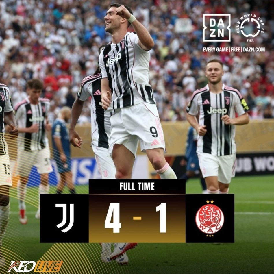 Juventus 4-1 Wydad Casablanca | Keolive