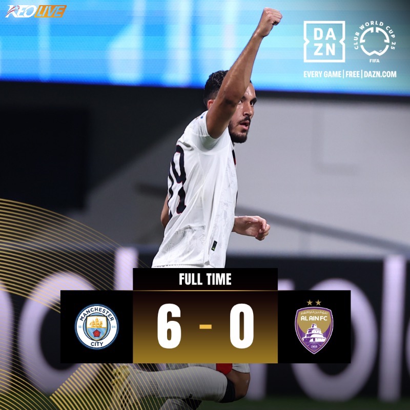 Manchester City 6-0 Al-Ain | Keolive