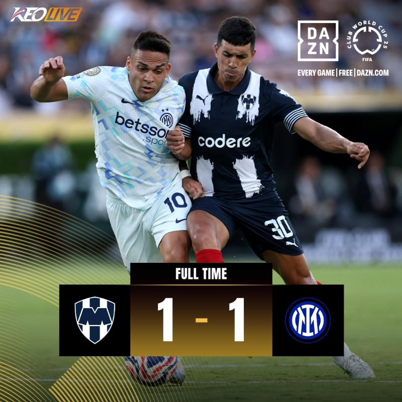 Monterrey 1-1 Inter Milan | Keolive