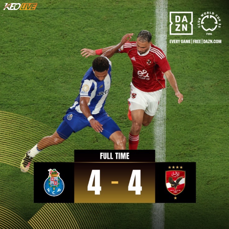 Porto 4-4 Al Ahly | Keolive