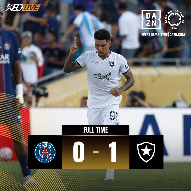 PSG 0-1 Botafogo | Keolive