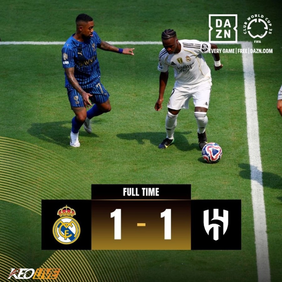 Real Madrid 1-1 Al-Hilal | Keolive