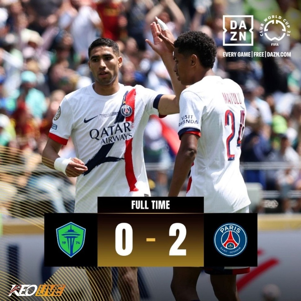 Seattle Sounders 0-2 PSG | Keolive