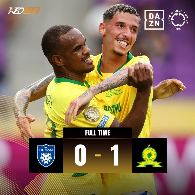 Ulsan HD 0-1 Manelodi Sundowns | Keolive