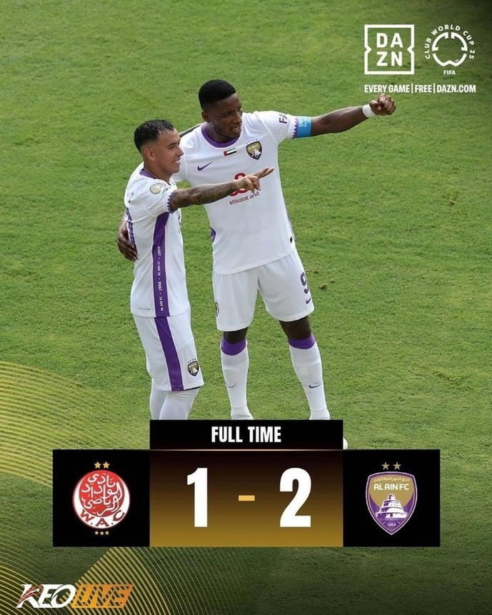 Wydad Casablanca 1-2 Al Ain | Keolive