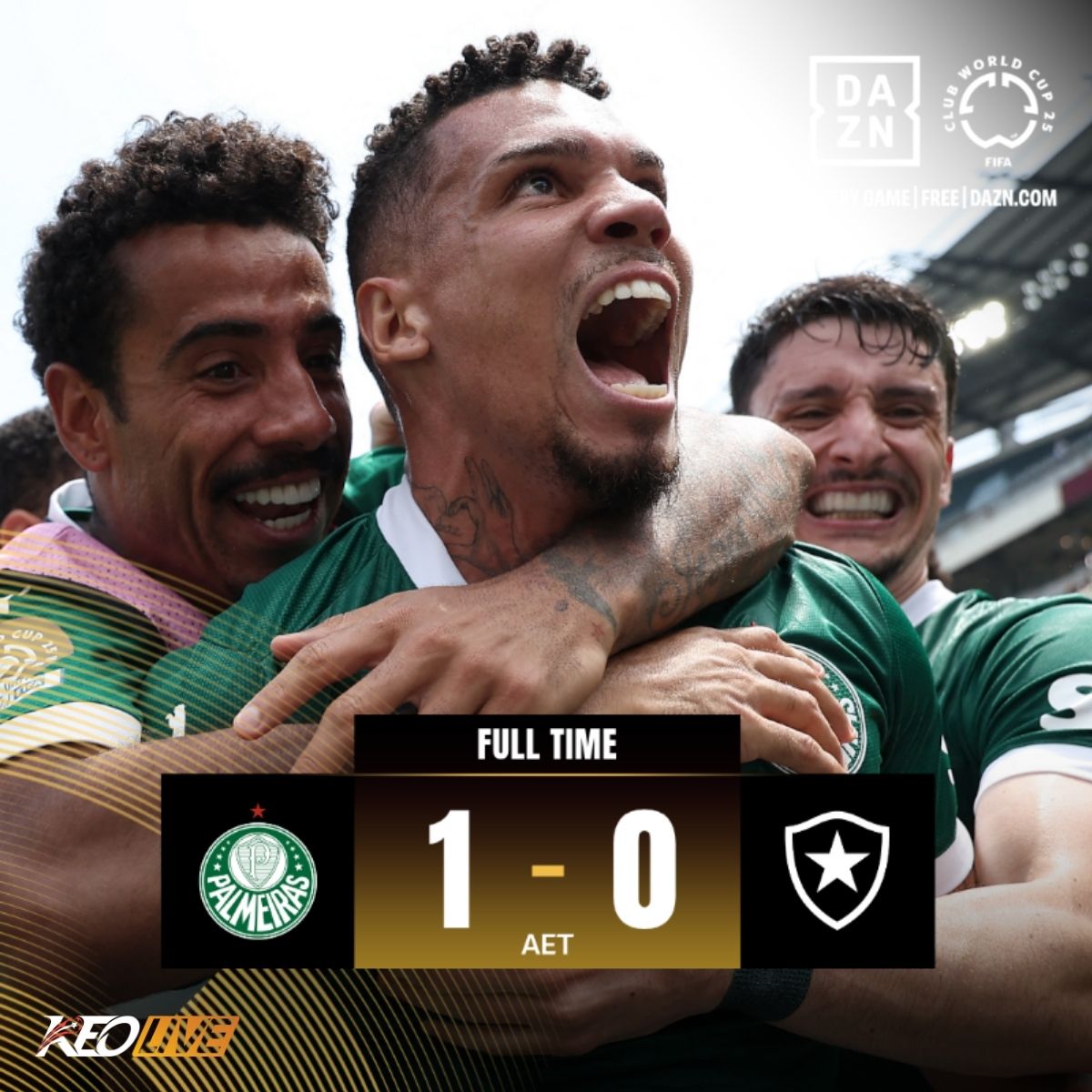 Palmeiras 1-0 Botafogo (AET) | Keolive