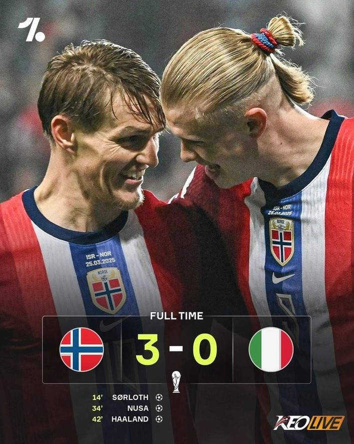 Na Uy 3-0 Italy | Keolive