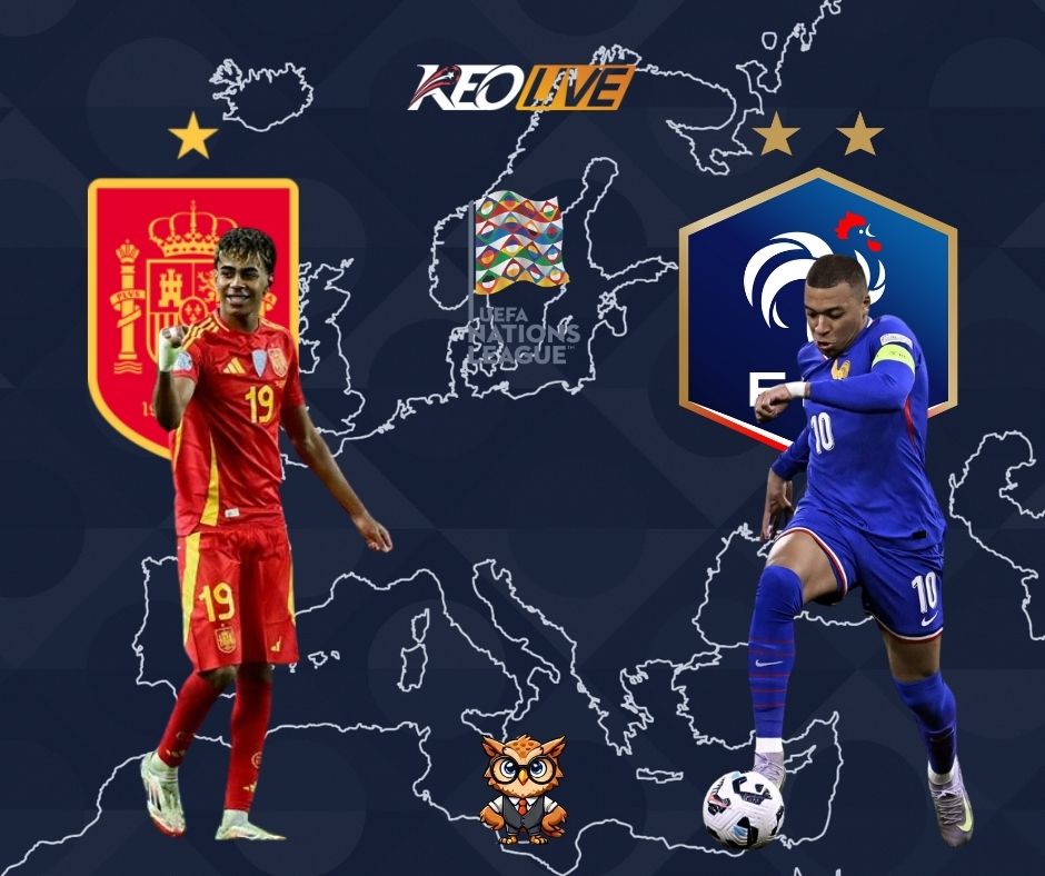 Tây Ban Nha vs Pháp | Keolive