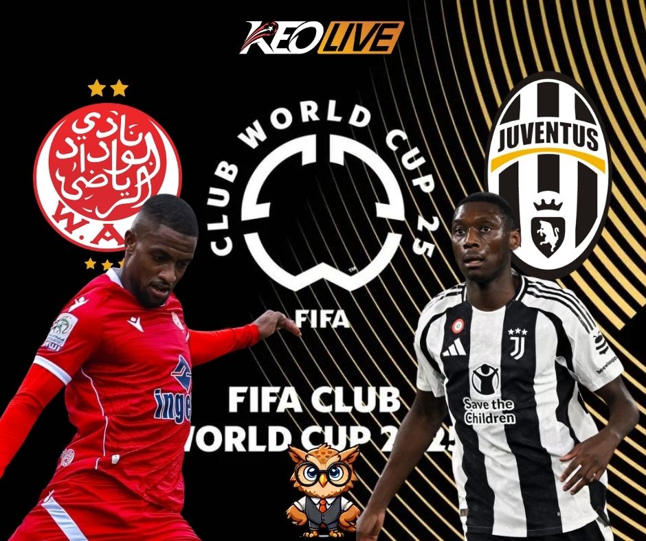 Trận lượt hai giữa Juventus vs Wydad Casablanca | Keolive