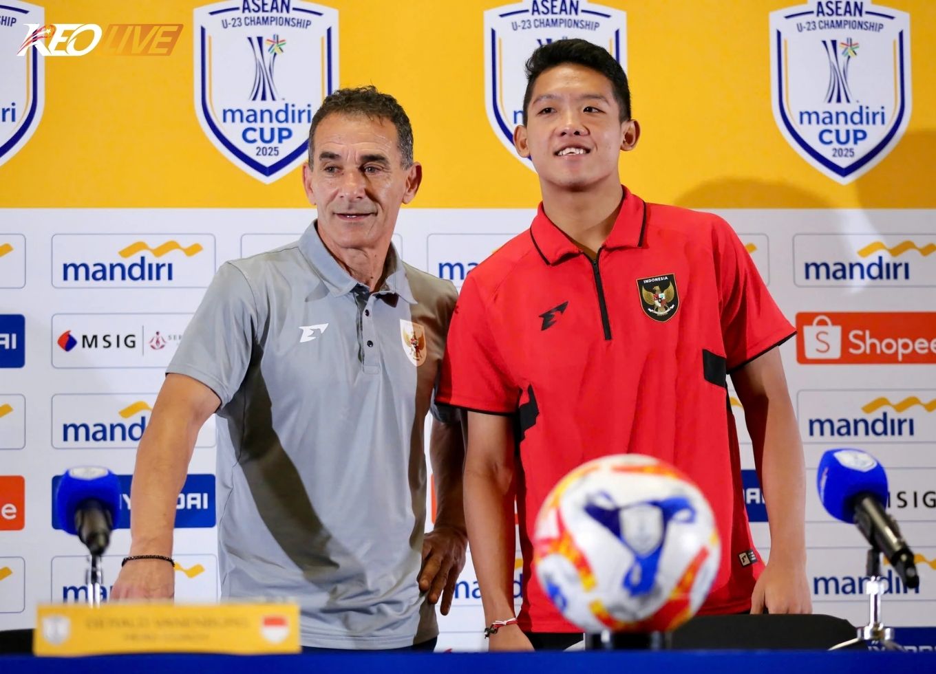 HLV Vanenburg của U23 Indonesia | Keolive