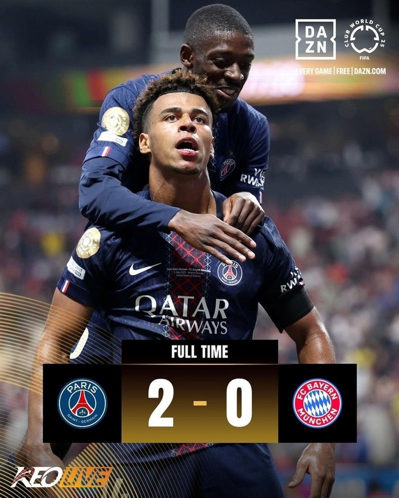 PSG 2-0 Bayern Munich | Keolive