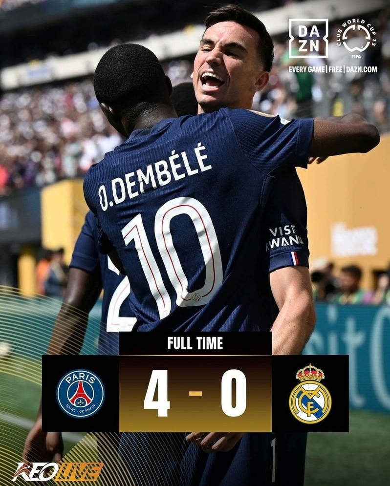 PSG 4-0 Real Madrid | Keolive