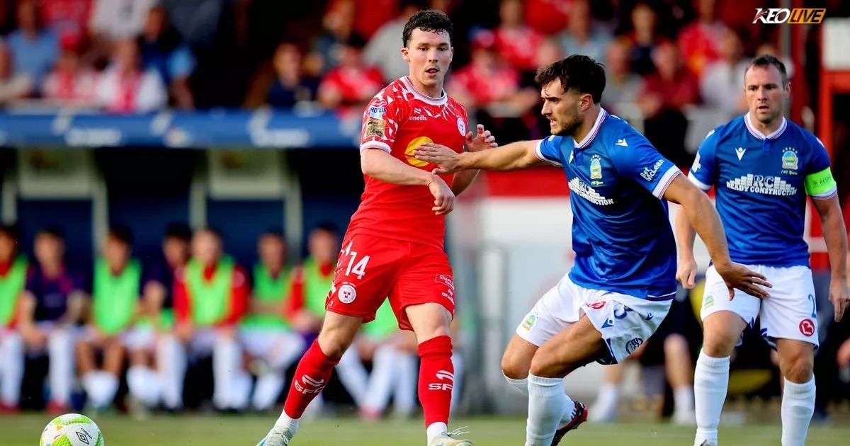 Linfield thua 1-0 trước Shelbourne ở lượt đi | Keolive