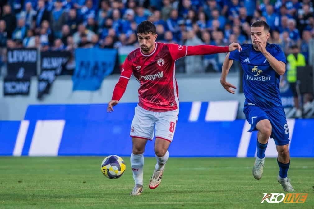 Màn rượt đuổi hấp dẫn giữa Hapoel Be'er Sheva vs Levski Sofia | Keolive