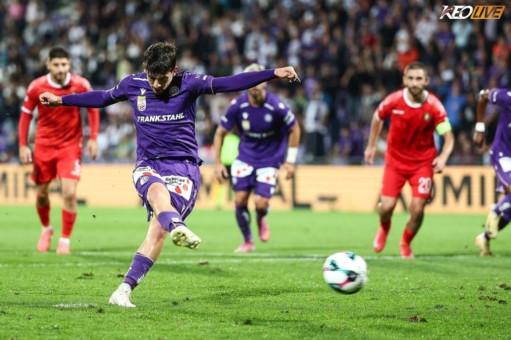 Austria Vienna bước vào trận lượt về với lợi thế lớn sau chiến thắng 2-0 ở lượt đi | Keolive