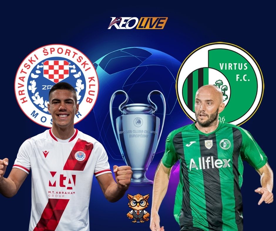 Thế trận một chiều giữa Zrinjski vs Virtus | Keolive