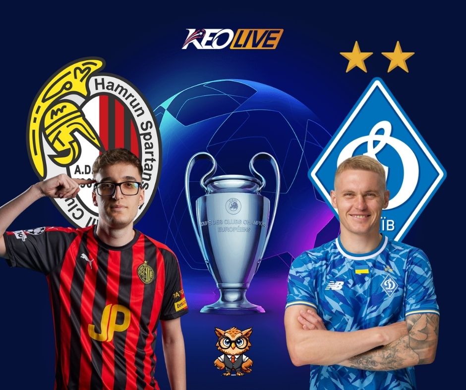 Trận đấu khó nhằn giữa Hamrun Spartans vs Dynamo Kyiv | Keolive