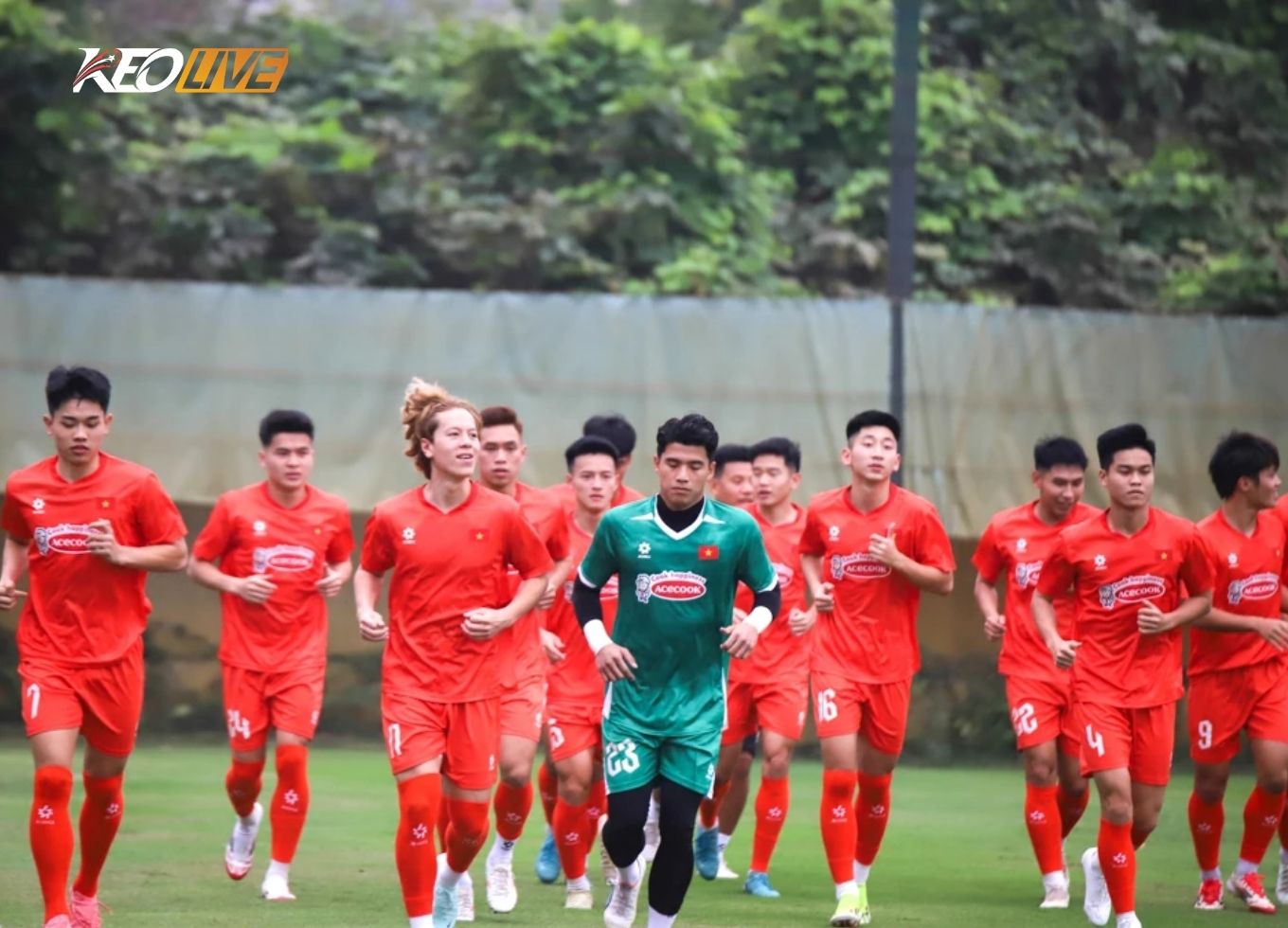 Đội U23 Việt Nam bước vào giải U23 Đông Nam Á | Keolive
