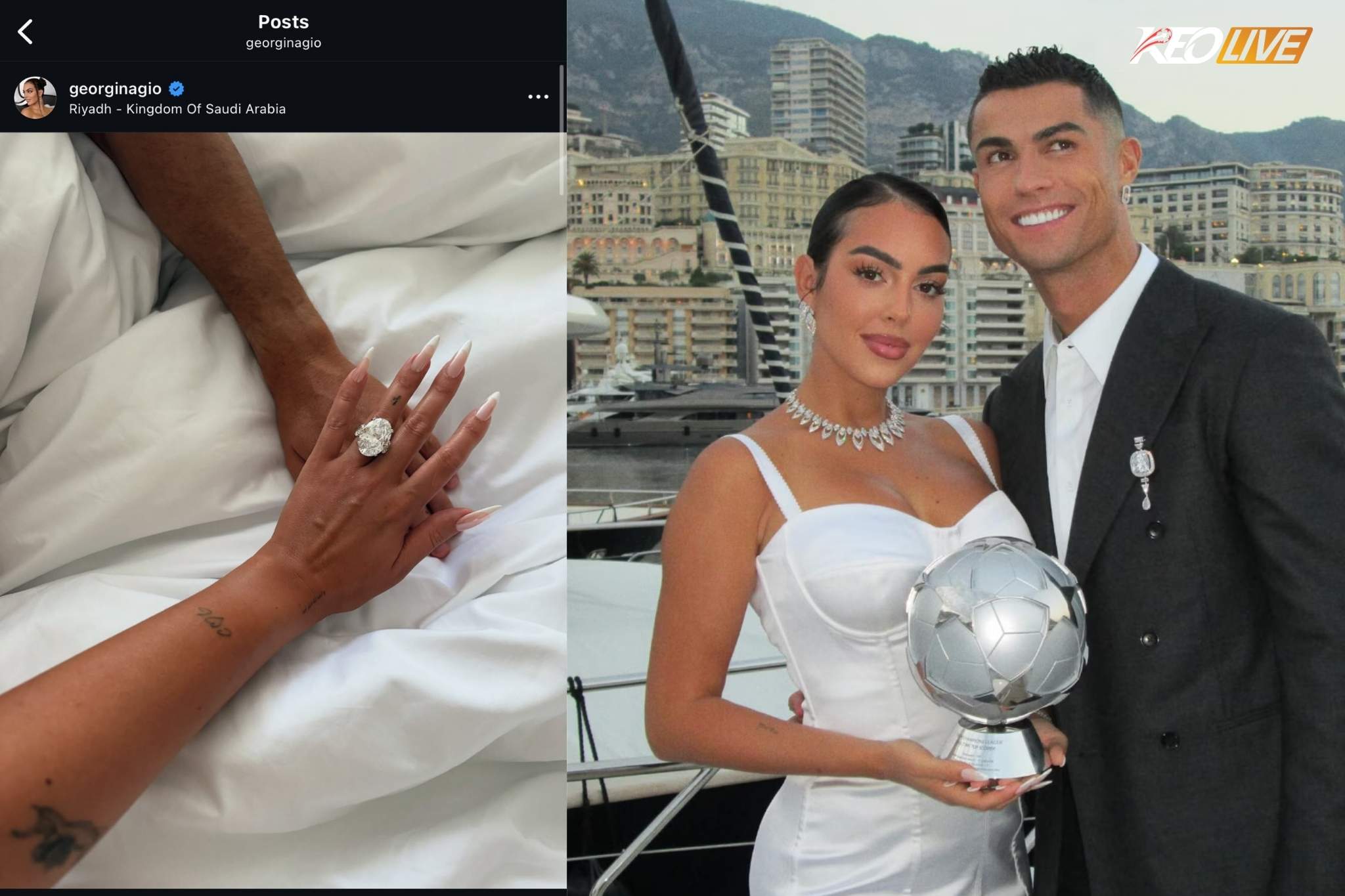 Ronaldo chính thức cầu hôn bạn gái Georgina | Keolive
