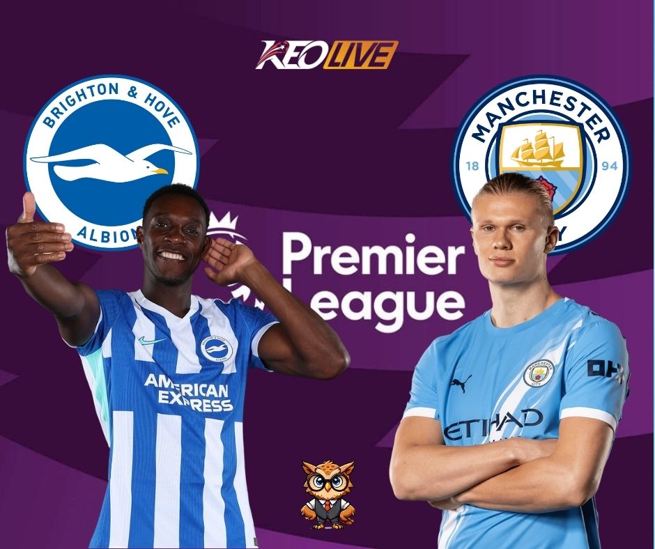 Cuộc đối đầu giữa Brighton & Hove Albion vs Man City | Keolive