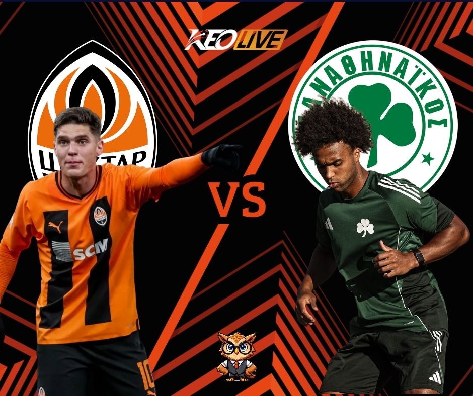 Cuộc đối đầu giữa Panathinaikos vs Shakhtar Donetsk sẽ là lợi thế của đội khách | Keolive