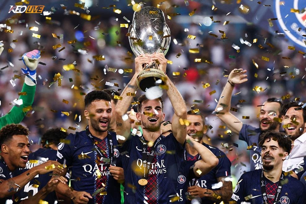 PSG lần đâu vô địch UEFA Super Cup | Keolive