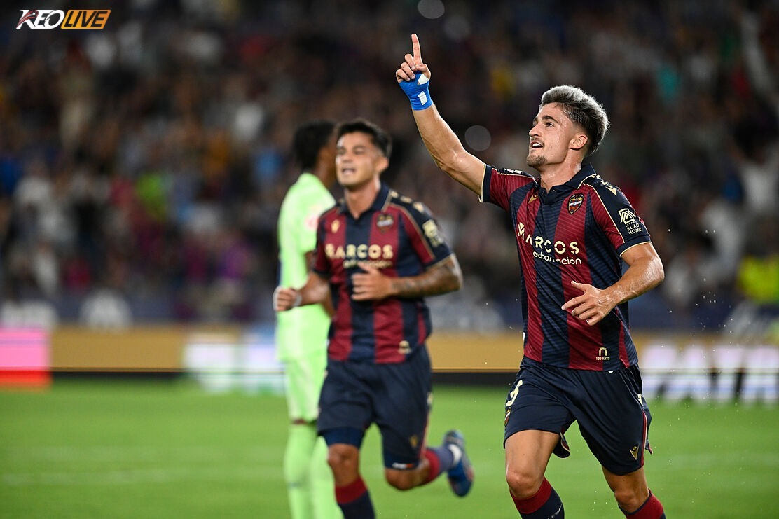 Levante khiến La Liga chú ý khi dẫn Barcelona 2-0 trong hiệp một ở vòng trước | Keolive
