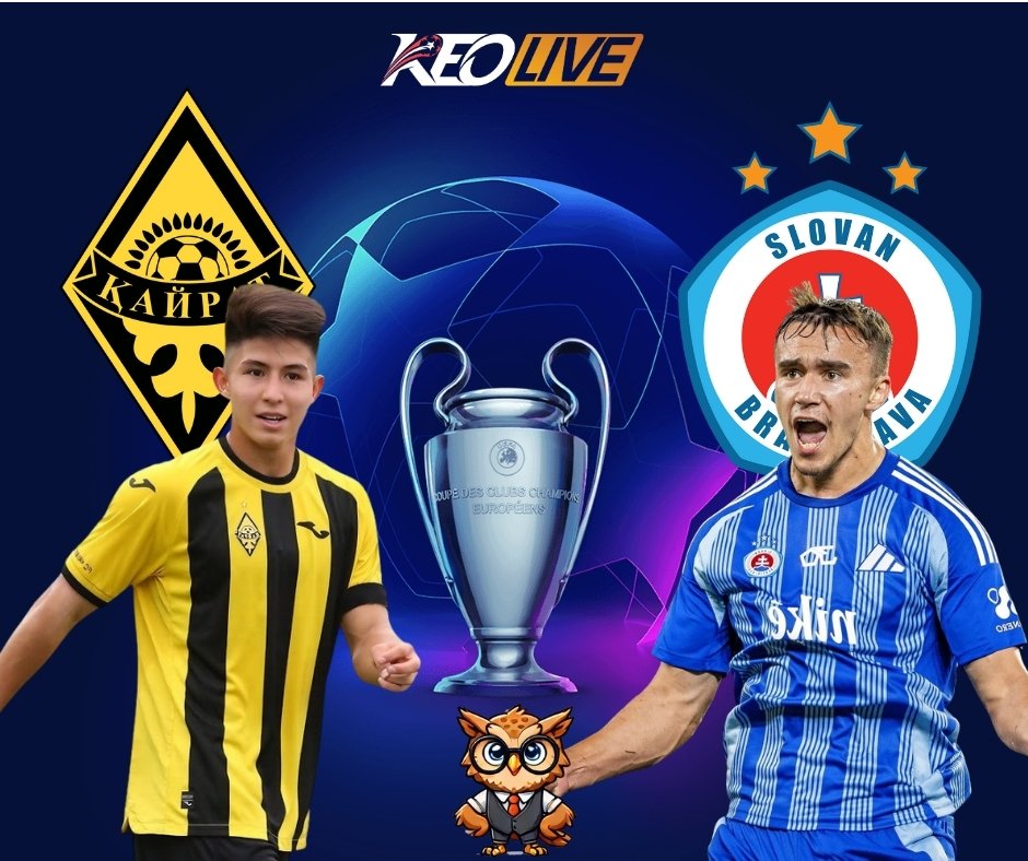 Kairat Almaty vs Slovan Bratislava | Keolive