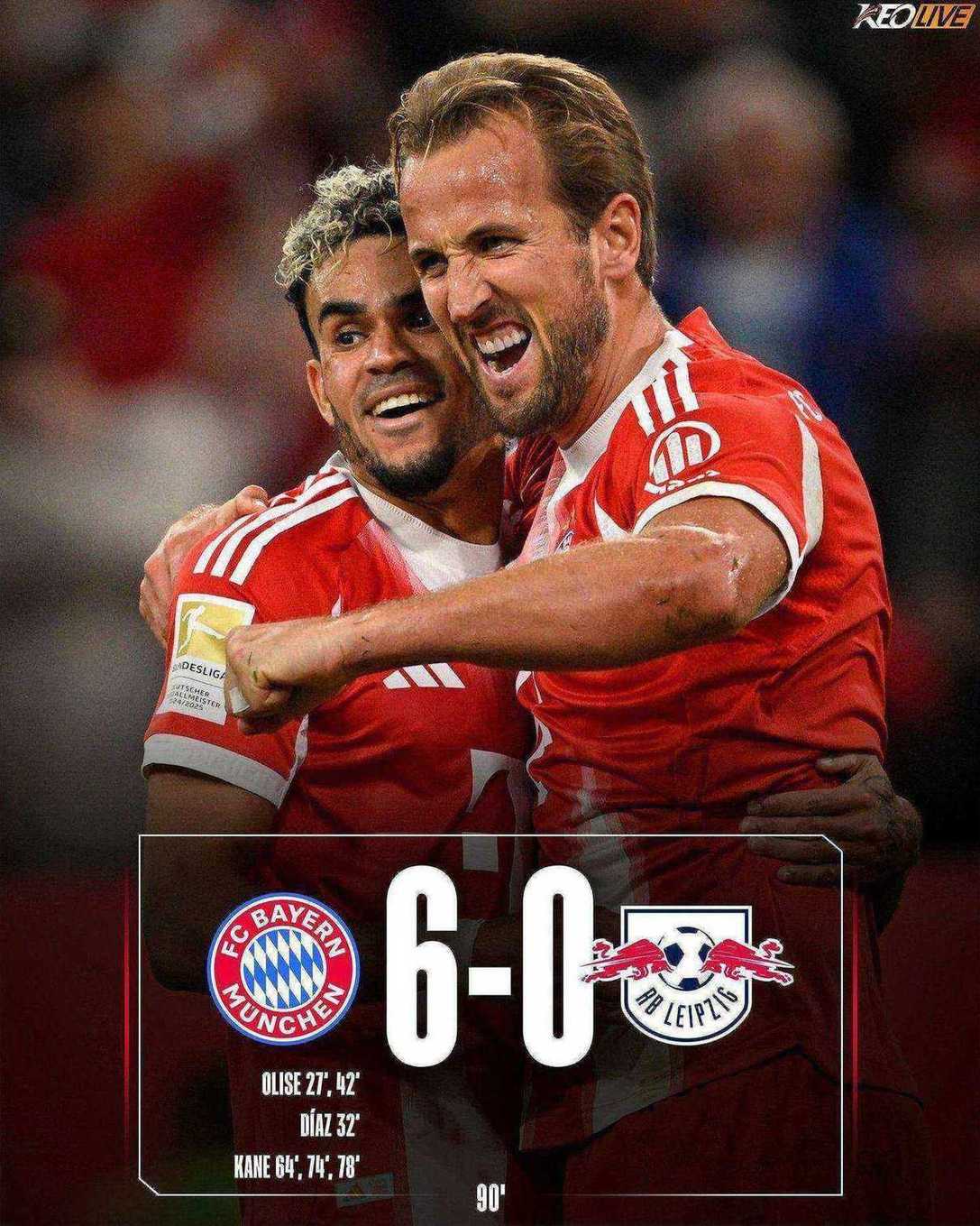 Bayern Munich 6-0 RB Leipzig | Keolive