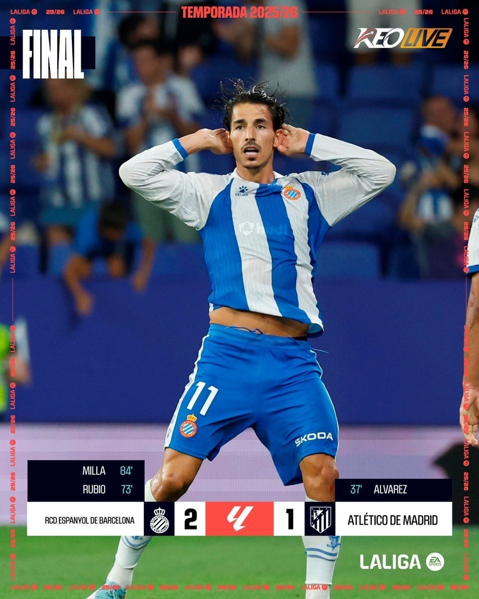 Espanyol 2-1 Atlético Madrid | Keolive