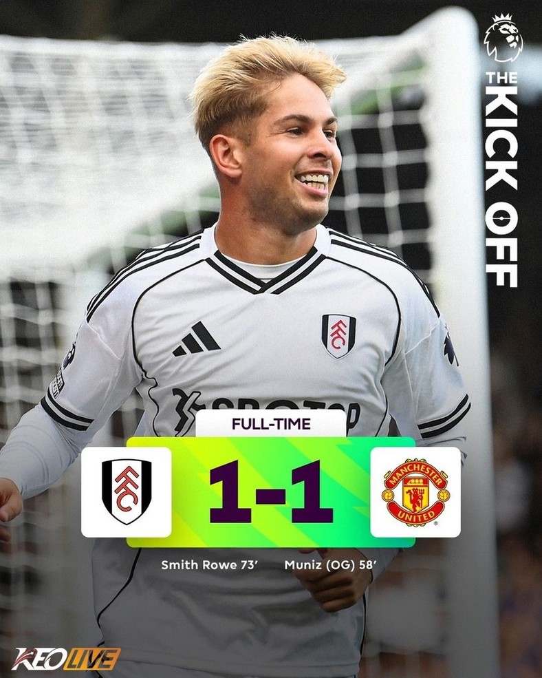 Fulham 1-1 Manchester United | Keolive