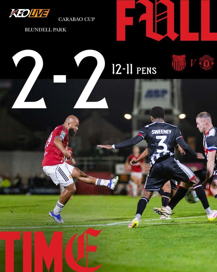 Grimsby 2-2 Manchester United (Pen. 12-11) | Keolive