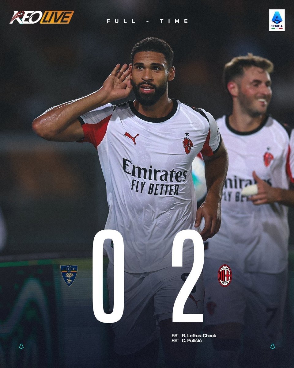 Lecce 0-2 AC Milan | Keolive