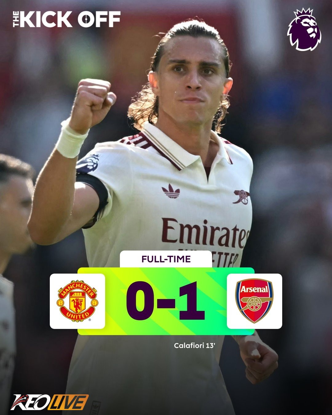 Manchester United 0-1 Arsenal | Keolive