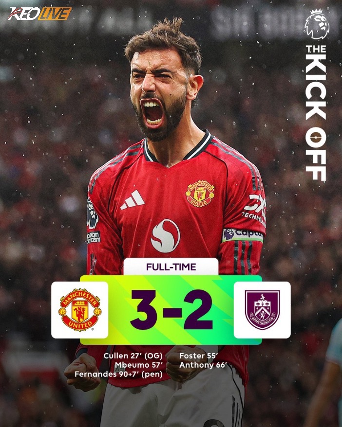 Manchester United 3-2 Burnley | Keolive