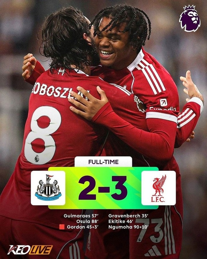 Newcastle 2-3 Liverpool | Keolive