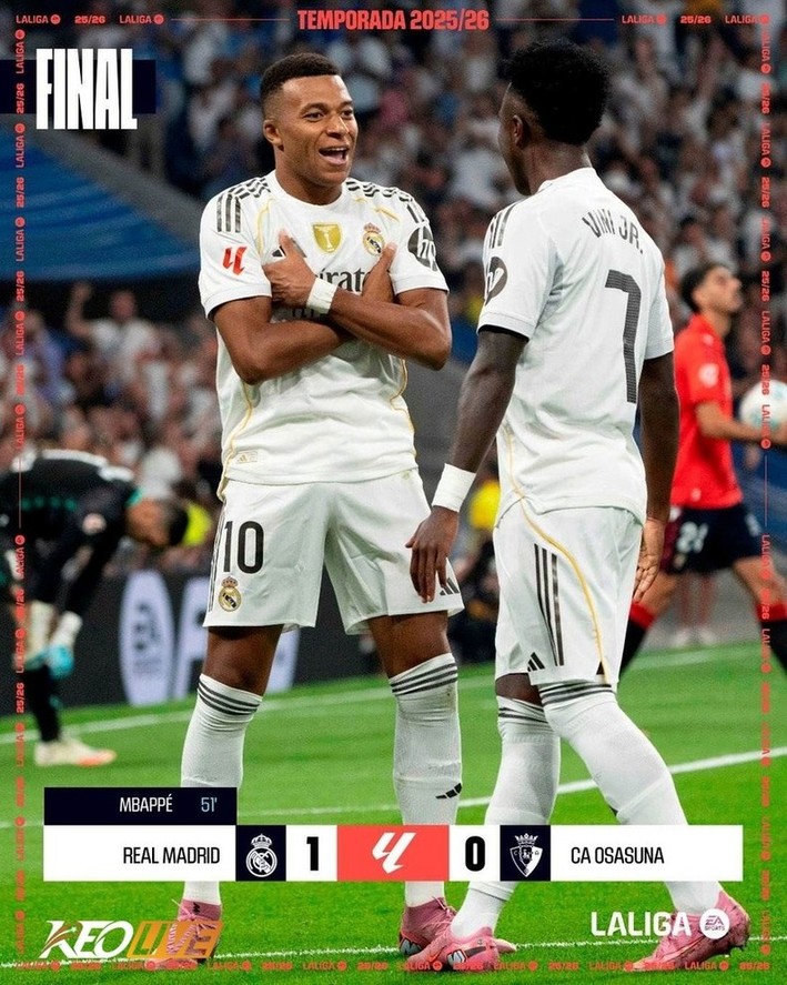 Real Madrid 1-0 Osasuna | Keolive